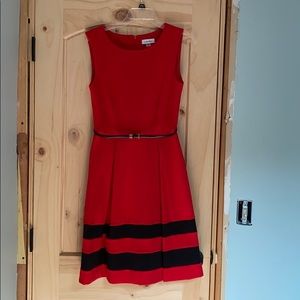 Calvin Klein fit and flare dress